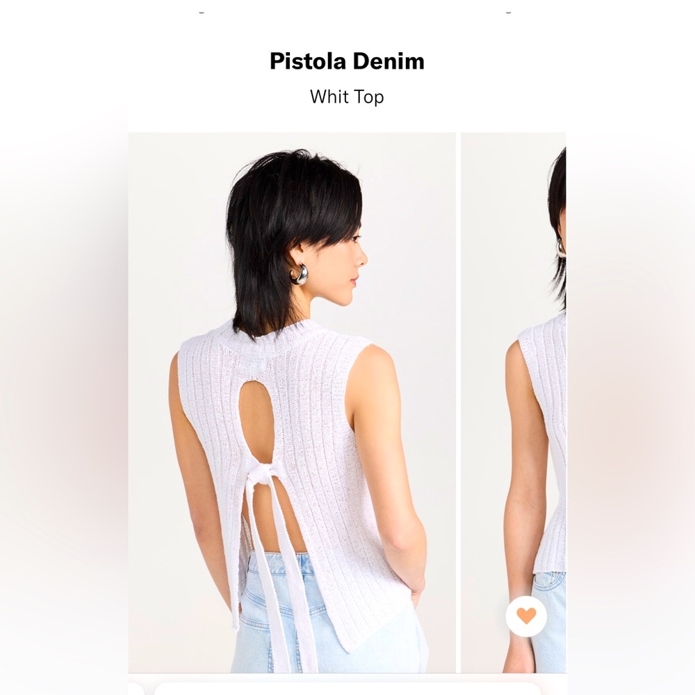 BNWT-PISTOLA DENIM Top